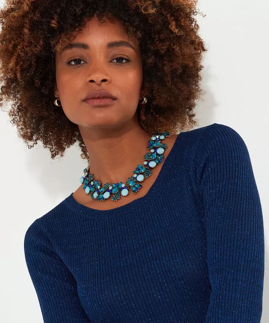 Sale Joe Browns A Vintage Affair Opulent Necklace Blue