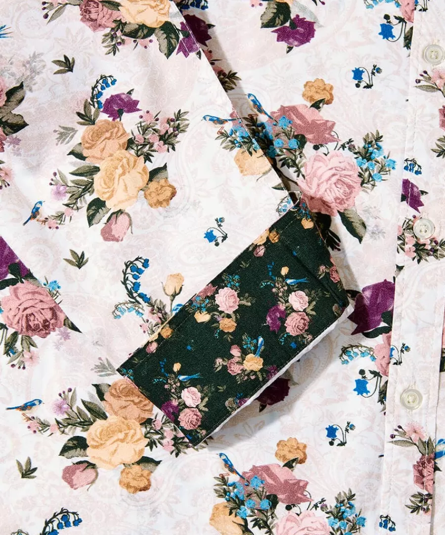 Flash Sale Joe Browns Heritage Floral Shirt Cream