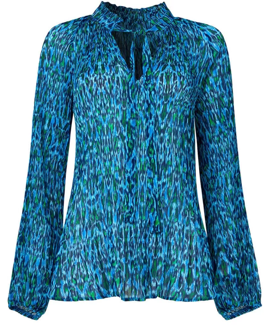 Discount Joe Browns Perfectly Plisse Blouse Blue