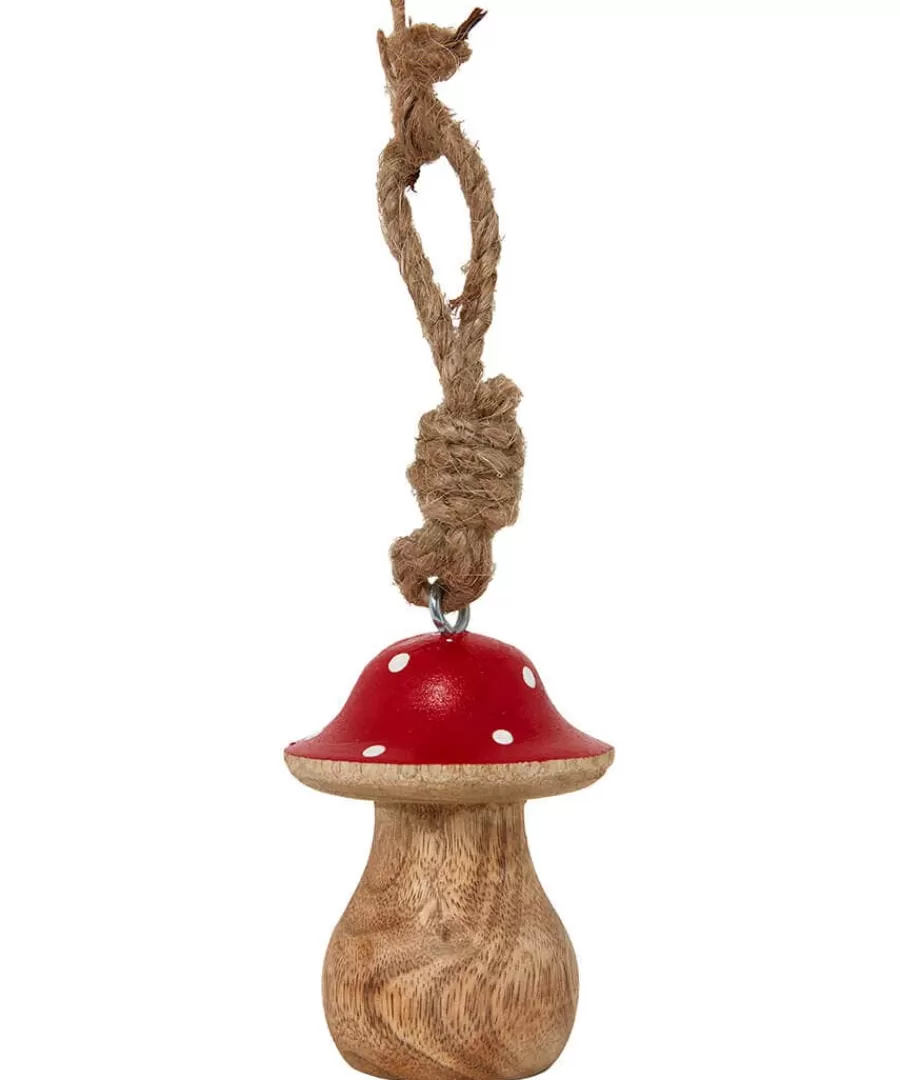 Discount Joe Browns Set Of 2 Woodland Winter Hanging Christmas Decorations Red