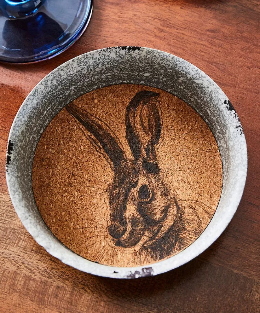 Fashion Joe Browns Set Of 4 Heritage Hare Coasters Natural