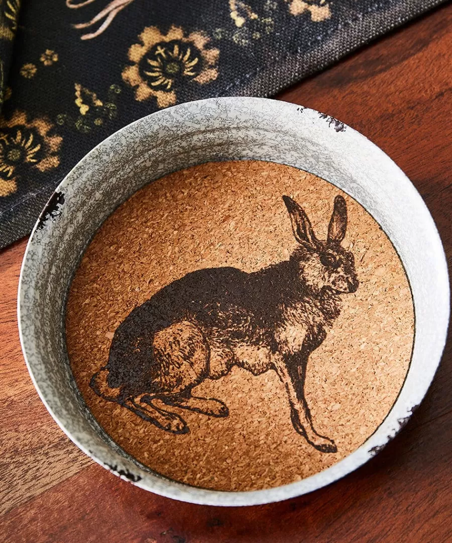 Fashion Joe Browns Set Of 4 Heritage Hare Coasters Natural