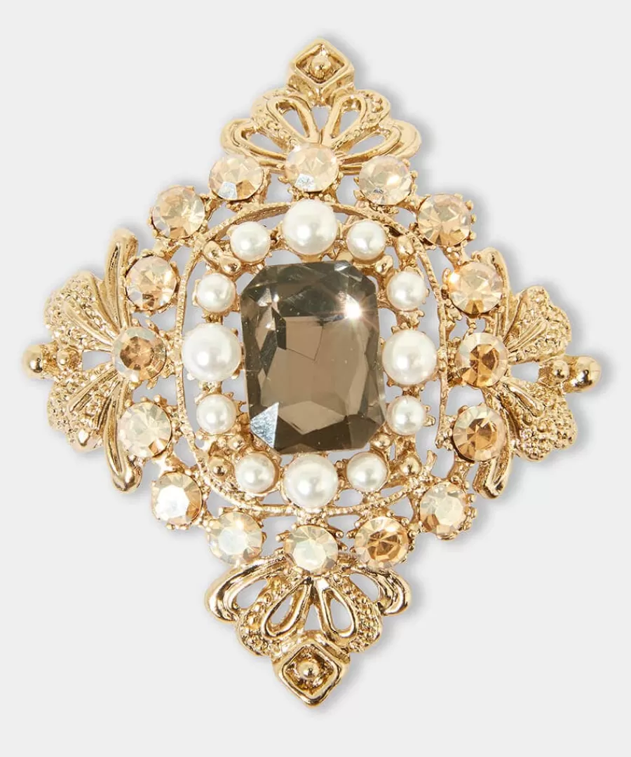 Flash Sale Joe Browns Shimmering In Vintage Brooch Set Multi