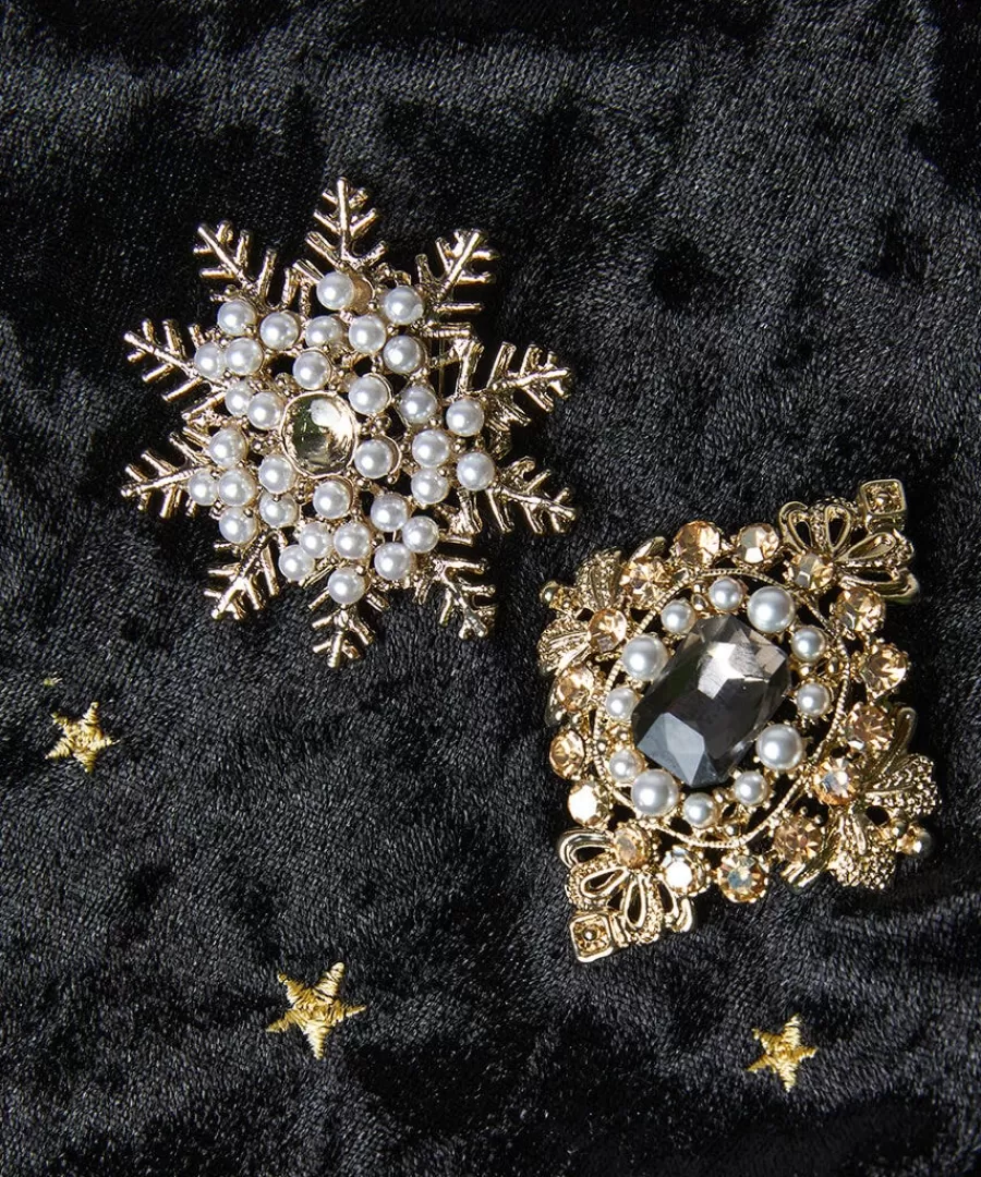 Flash Sale Joe Browns Shimmering In Vintage Brooch Set Multi