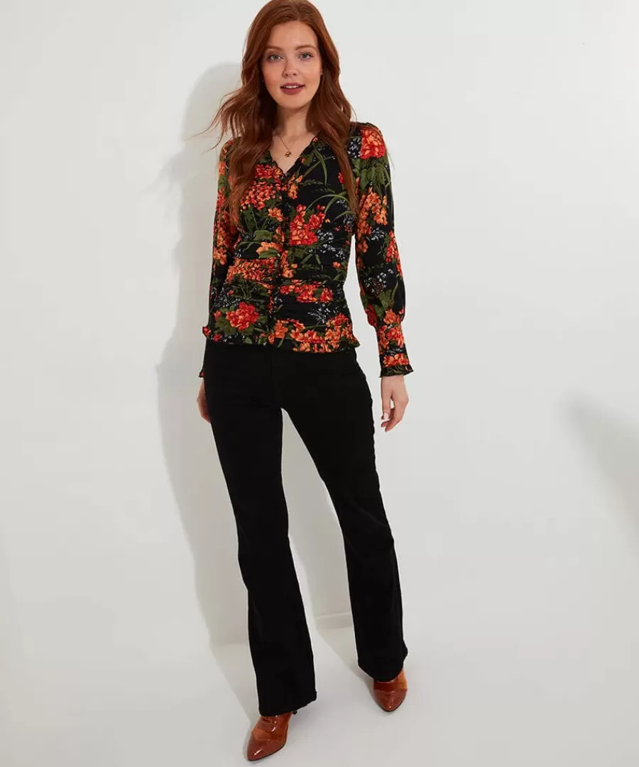Cheap Joe Browns Simon's Vintage Printed Blouse Black