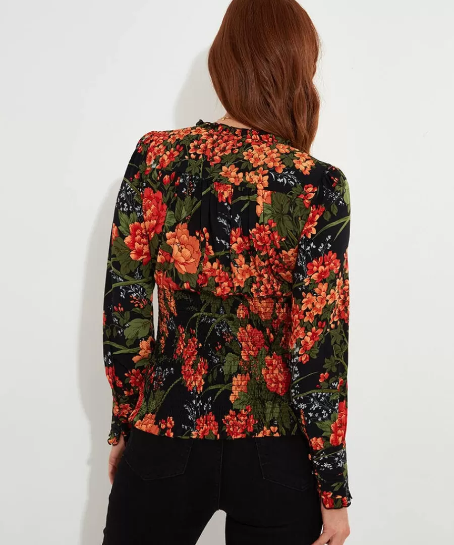 Cheap Joe Browns Simon's Vintage Printed Blouse Black