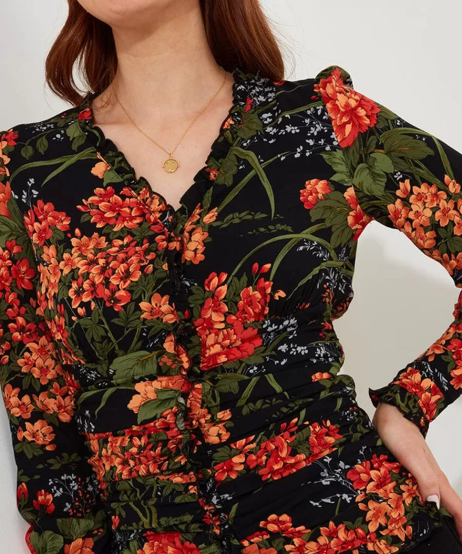 Cheap Joe Browns Simon's Vintage Printed Blouse Black