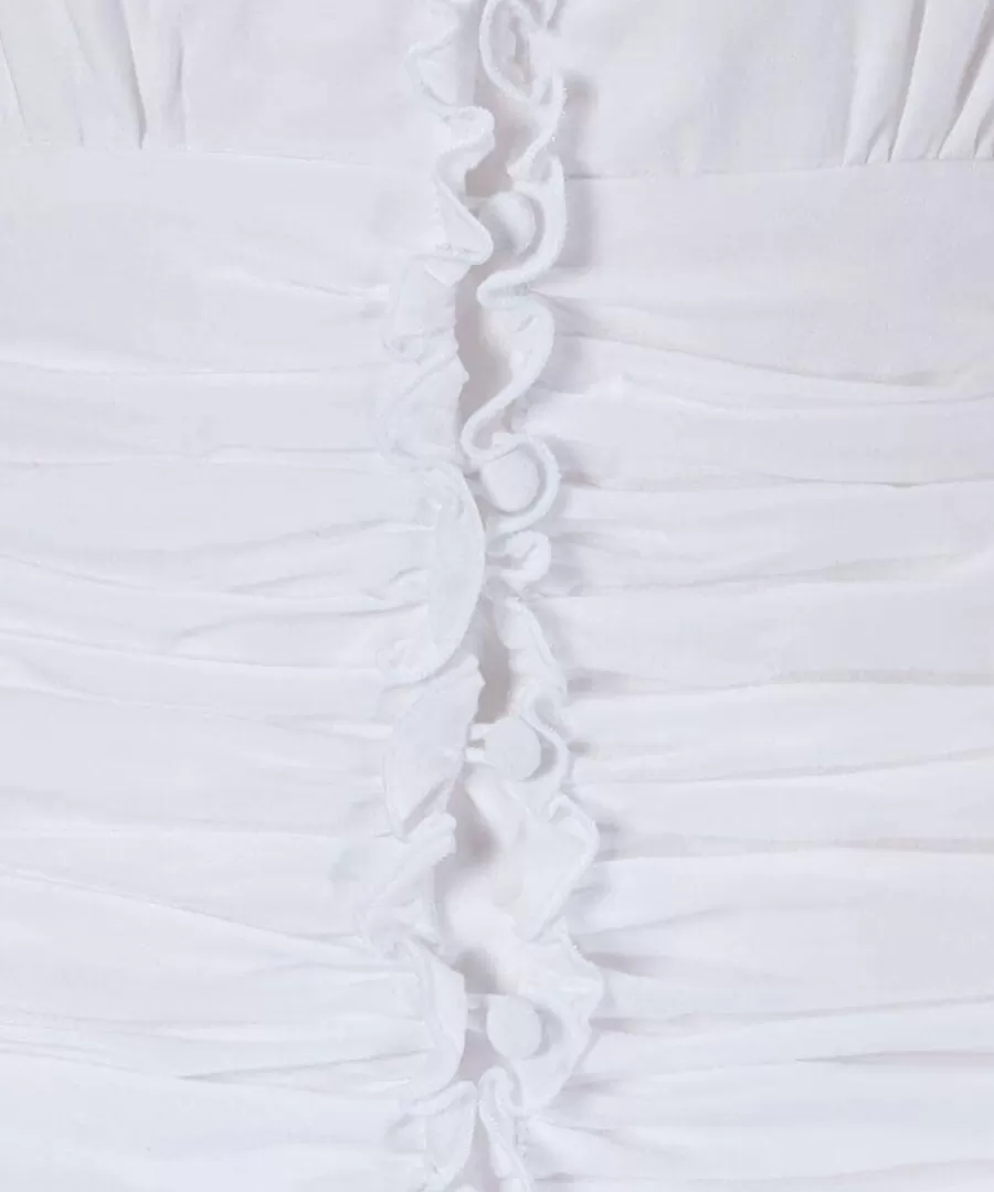 Hot Joe Browns Simon's Vintage Style Blouse White