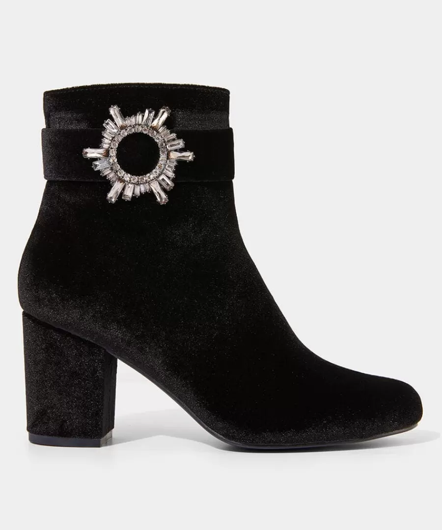 Best Sale Joe Browns The Night Is Yours Velvet Boots Black