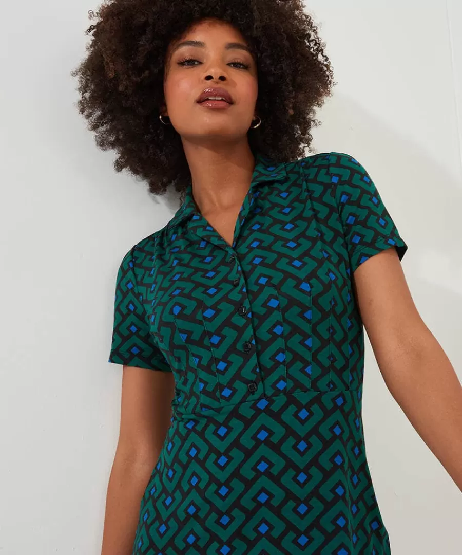 Cheap Joe Browns Vintage Vibes Jersey Dress Green