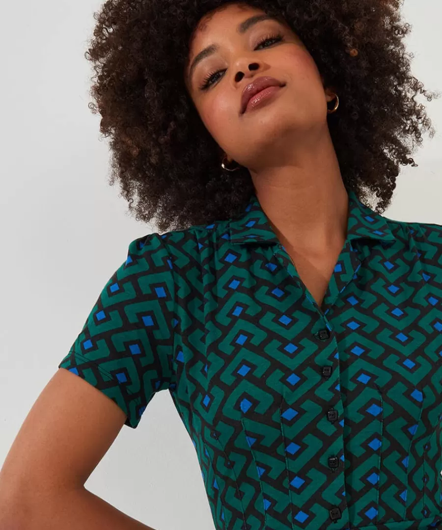 Cheap Joe Browns Vintage Vibes Jersey Dress Green