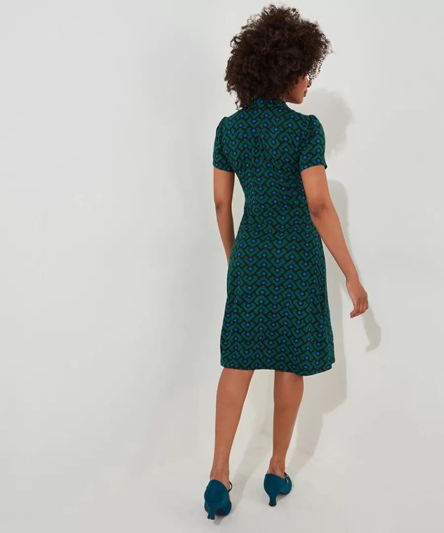 Cheap Joe Browns Vintage Vibes Jersey Dress Green