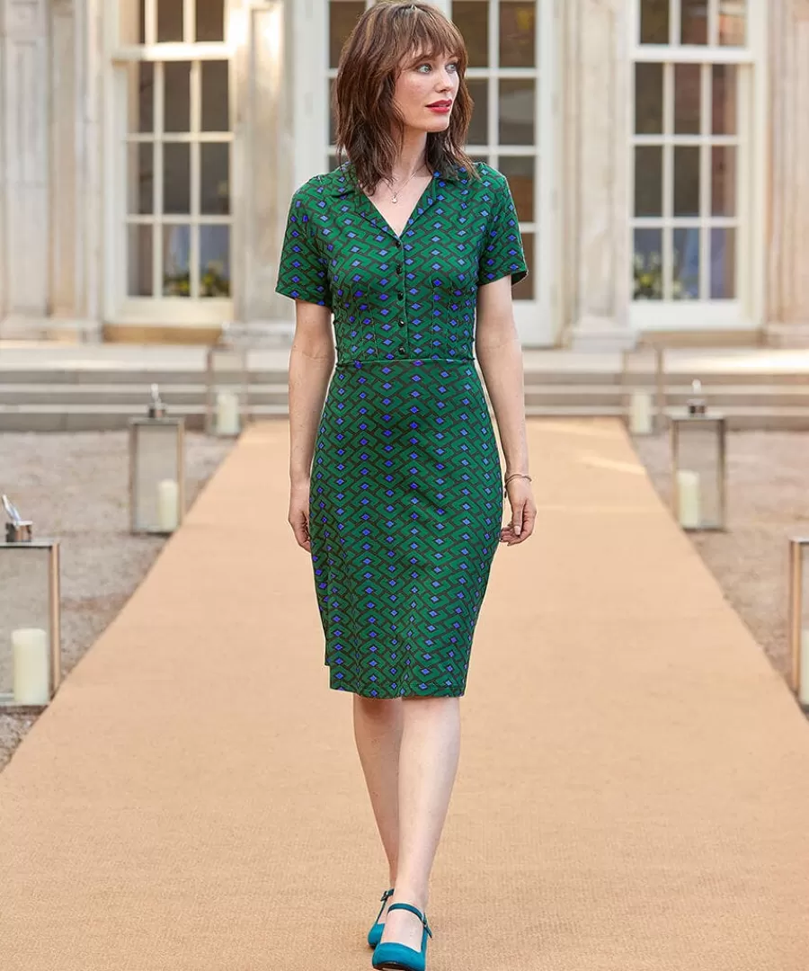 Cheap Joe Browns Vintage Vibes Jersey Dress Green