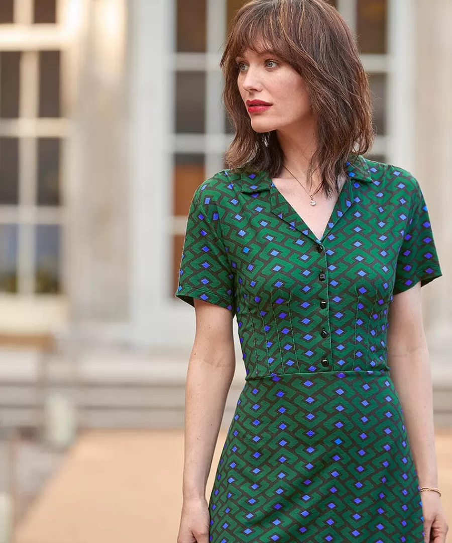 Cheap Joe Browns Vintage Vibes Jersey Dress Green